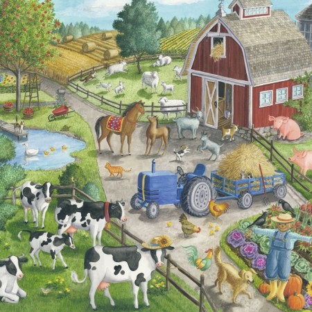 Puzzle ferma 60 piese